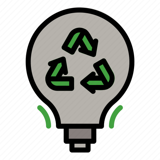 Light, bulb, eco, ecology, recycle, recycling icon - Download on Iconfinder