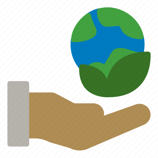 Eco, earth, hand, green, ecology, recycle icon - Download on Iconfinder