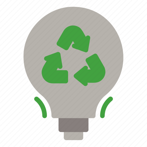 Light, bulb, eco, ecology, recycle, recycling icon - Download on Iconfinder