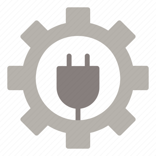 Sustainable, gear, energy, plug, ecology icon - Download on Iconfinder