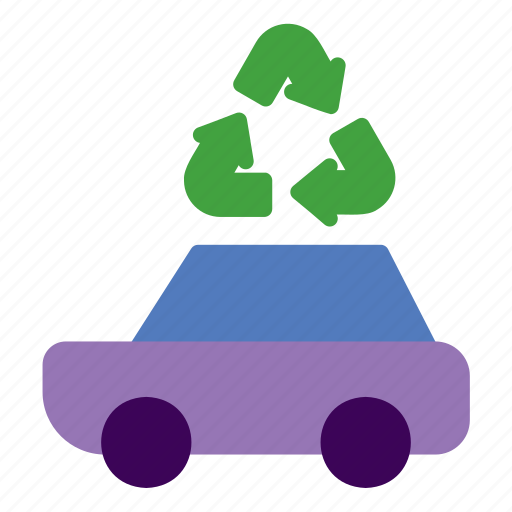 Vehicle, ecology, recycling, car, transportation icon - Download on Iconfinder