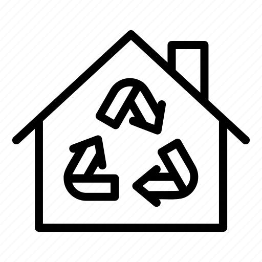 House, recycling, green, ecology icon - Download on Iconfinder
