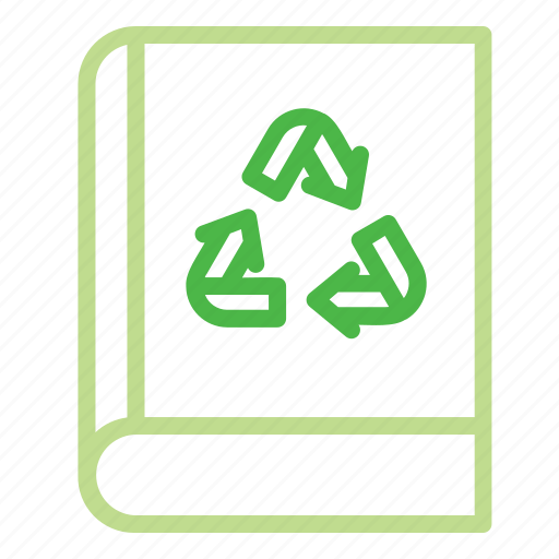 Book, education, recycle, ecology, recycling icon - Download on Iconfinder