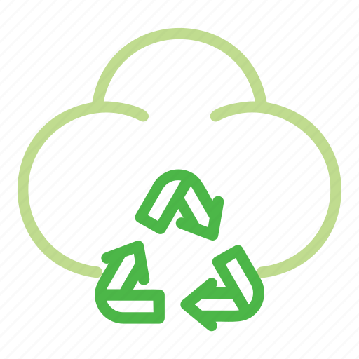Cloud, weather, ecology, recycling icon - Download on Iconfinder