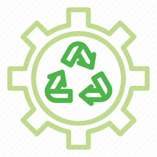 Gear, environment, ecology, recycle, recycling icon - Download on Iconfinder