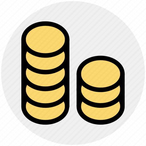Coin, coins, currency, gambling chips, money, stack icon - Download on Iconfinder