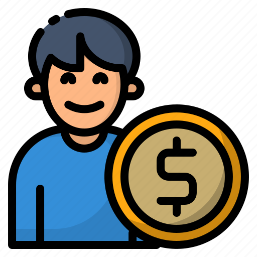 Avatar, boy, customer, dollar, man, money icon - Download on Iconfinder