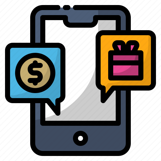 Gift, mobile, money, phone, smartphone icon - Download on Iconfinder