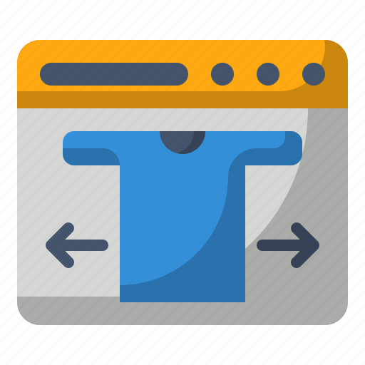 Broswer, online, page, shirt, shop, shopping, web icon - Download on Iconfinder