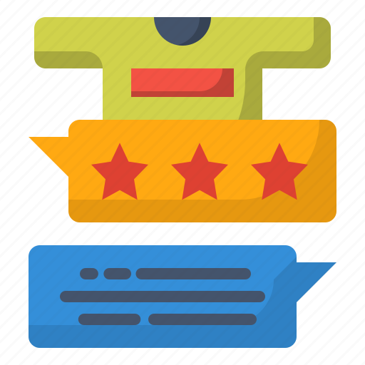 Cloth, comment, feedback, shirt, shopping, star icon - Download on Iconfinder