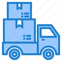 box, delivery, package, shipping, truck