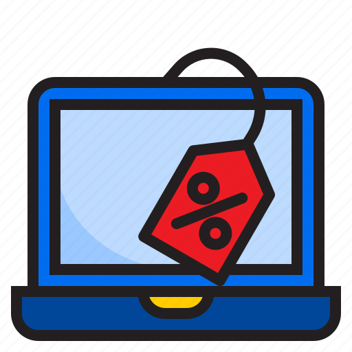 Coupons, discount, laptop, sale, sales icon - Download on Iconfinder