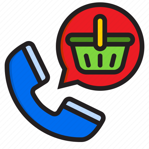 Basket, call, order, phone, sale icon - Download on Iconfinder