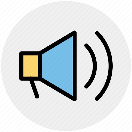 Announcement, loud, loudspeaker, megaphone, sound, speaker icon - Download on Iconfinder