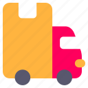 delivery, truck, car, transport