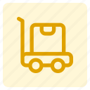 trolley, smart, cart, box, wheels
