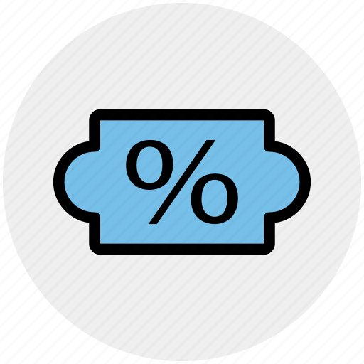 Chip, coupon, percent, percentage, sale, sign icon - Download on Iconfinder