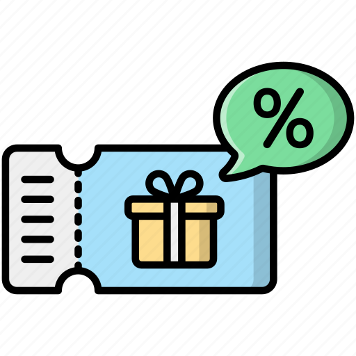 Coupon, discount, ticket, gift, voucher icon - Download on Iconfinder
