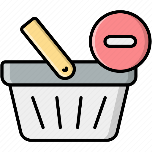 Remove, from, cart, cancel, basket, minus icon - Download on Iconfinder