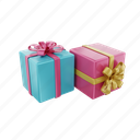 gift, present, box, delivery, package, shipping, transport, vehicle, car 