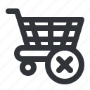ecommerce, buy, cart, delete, remove, shopping