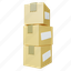 stack, package, box, shipment, delivery, parcel, logistic 