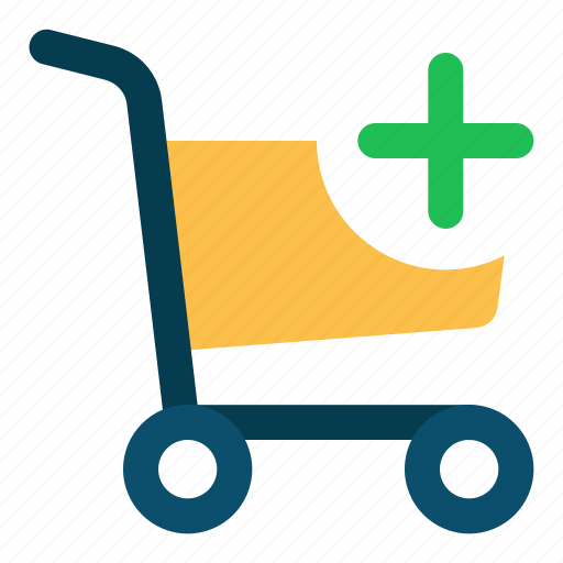 Add, cart, shopping, commerce, trolley, buy, online icon - Download on Iconfinder