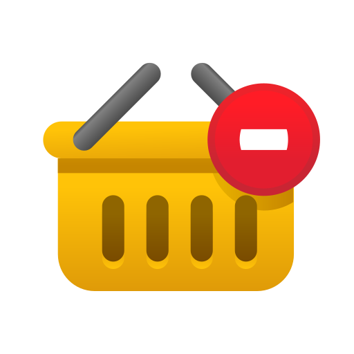 Bag, basket, cart, ecommerce, remove, shopping, store icon - Free download