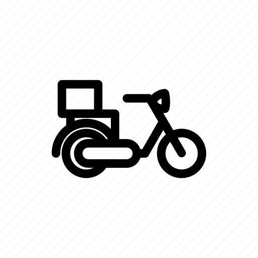 Delivery, ecommerce, motorcycle, shipping, shopping, transport icon - Download on Iconfinder