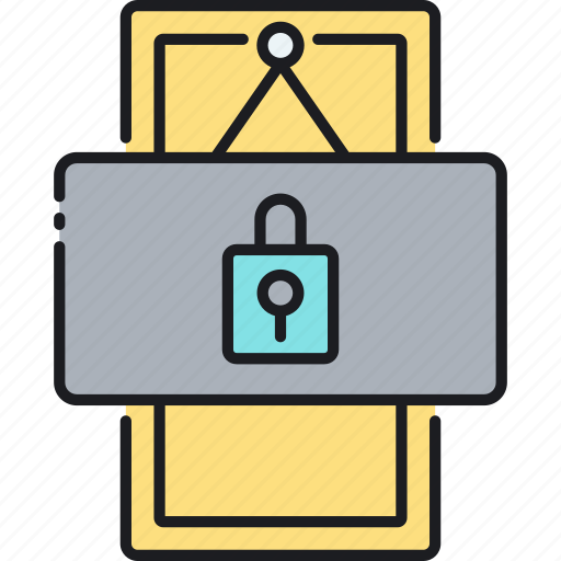 Closed, door, sign, label icon - Download on Iconfinder