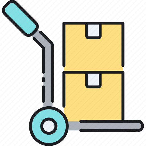 Hand, truck, product, box icon - Download on Iconfinder