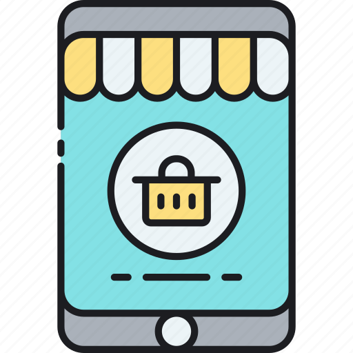 Mobile, shopping, phone, smartphone icon - Download on Iconfinder