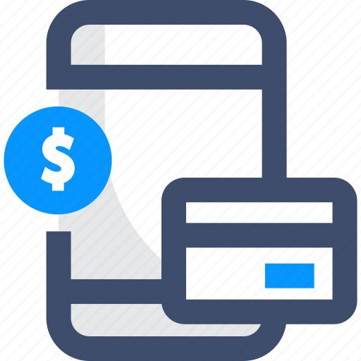 Credit card, debit card, dollar, mobile banking, payment options icon - Download on Iconfinder