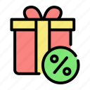 discount, gift, box, sales, present, commerce