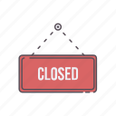 close, closed, sign, store, business, money, online