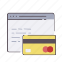 credit, web, browser, cash, payment, website