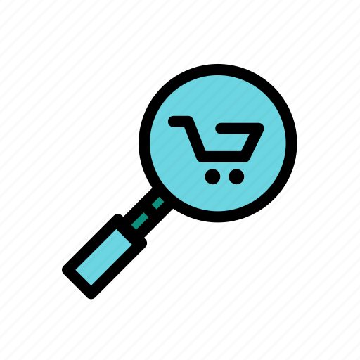 Ecommerce, sale, shopping, transaction, cart, find, search icon - Download on Iconfinder