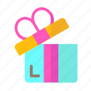 gift, bonus, box, free, e commerce, vector, present, package