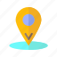 navigation, location, gps, e commerce, map, pin, sign 