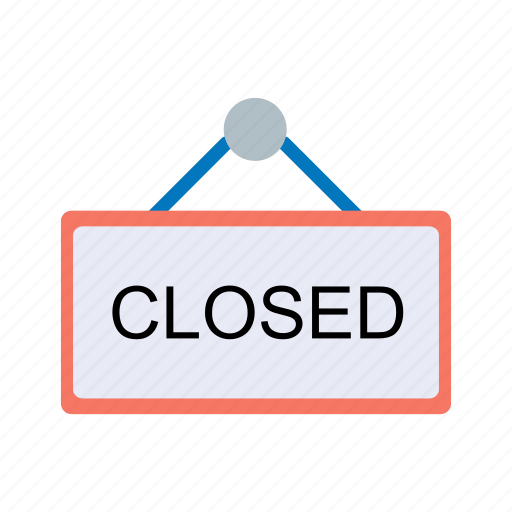 Closed board, closed sign, sign board icon - Download on Iconfinder