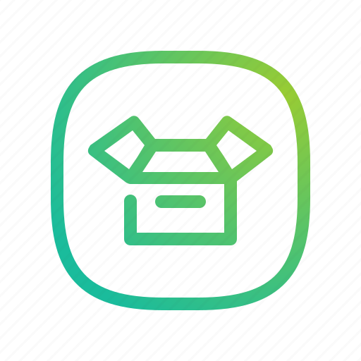 App, be, ecommerce, gradient, greenish, lineart, modern icon - Download on Iconfinder