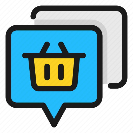 Communication, shopping, basket, chat, ecommerce icon - Download on Iconfinder