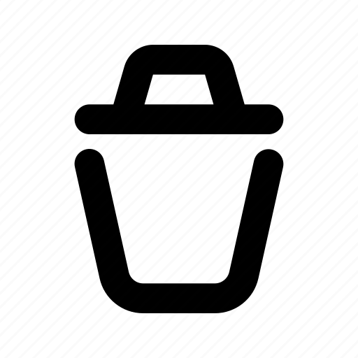 Trash can, trash, can, delete, button, ecommerce, ui icon - Download on Iconfinder