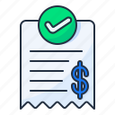invoice, payment, paid, bill, dollar, ecommerce, order, pay, shopping, receipt