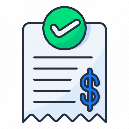Invoice, payment, paid, bill, dollar, ecommerce, order icon - Download on Iconfinder