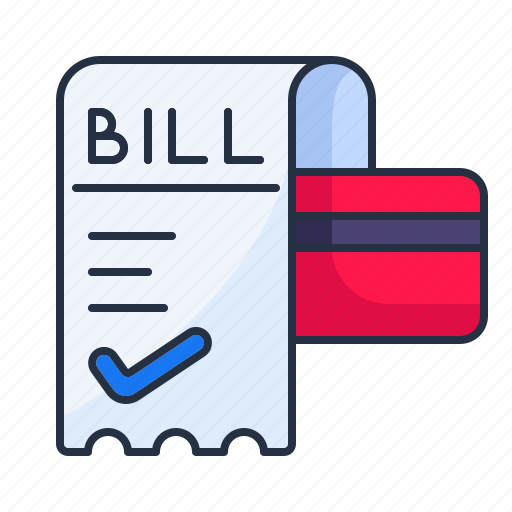 Bill, credit card, payment, paid, invoice, receipt, pay icon - Download on Iconfinder
