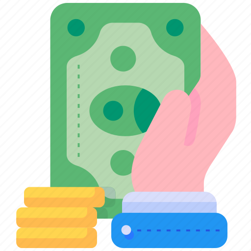 Cash, dollar, hand, money, payment icon - Download on Iconfinder