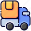 box, bukeicon, delivery, ecommerce, ship, truck 