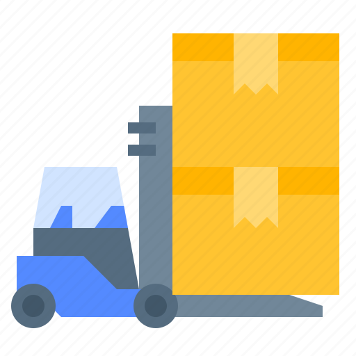 Forklift, lift, product, supply icon - Download on Iconfinder
