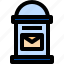 mail, box, letter, letterbox, communication 